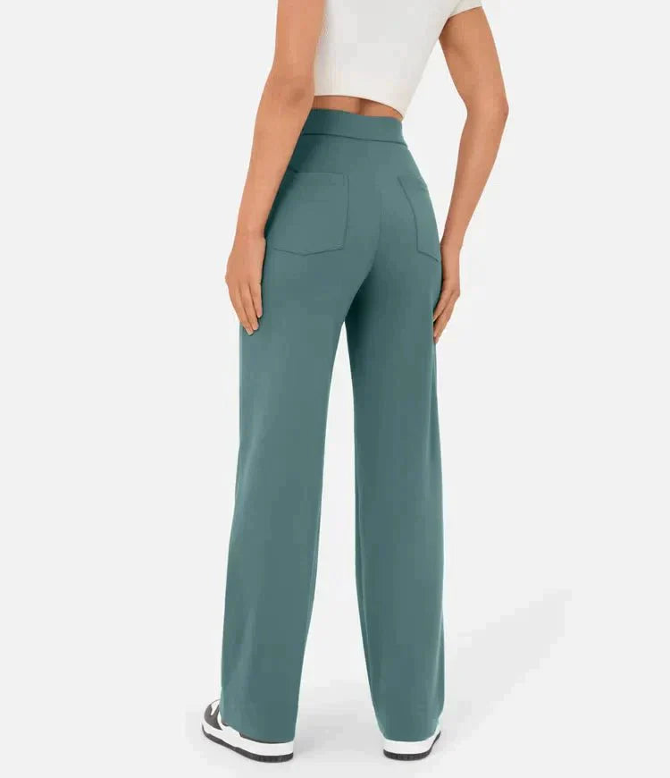 Hög Midja Elastiska Casual Broek | 1+1 GRATIS